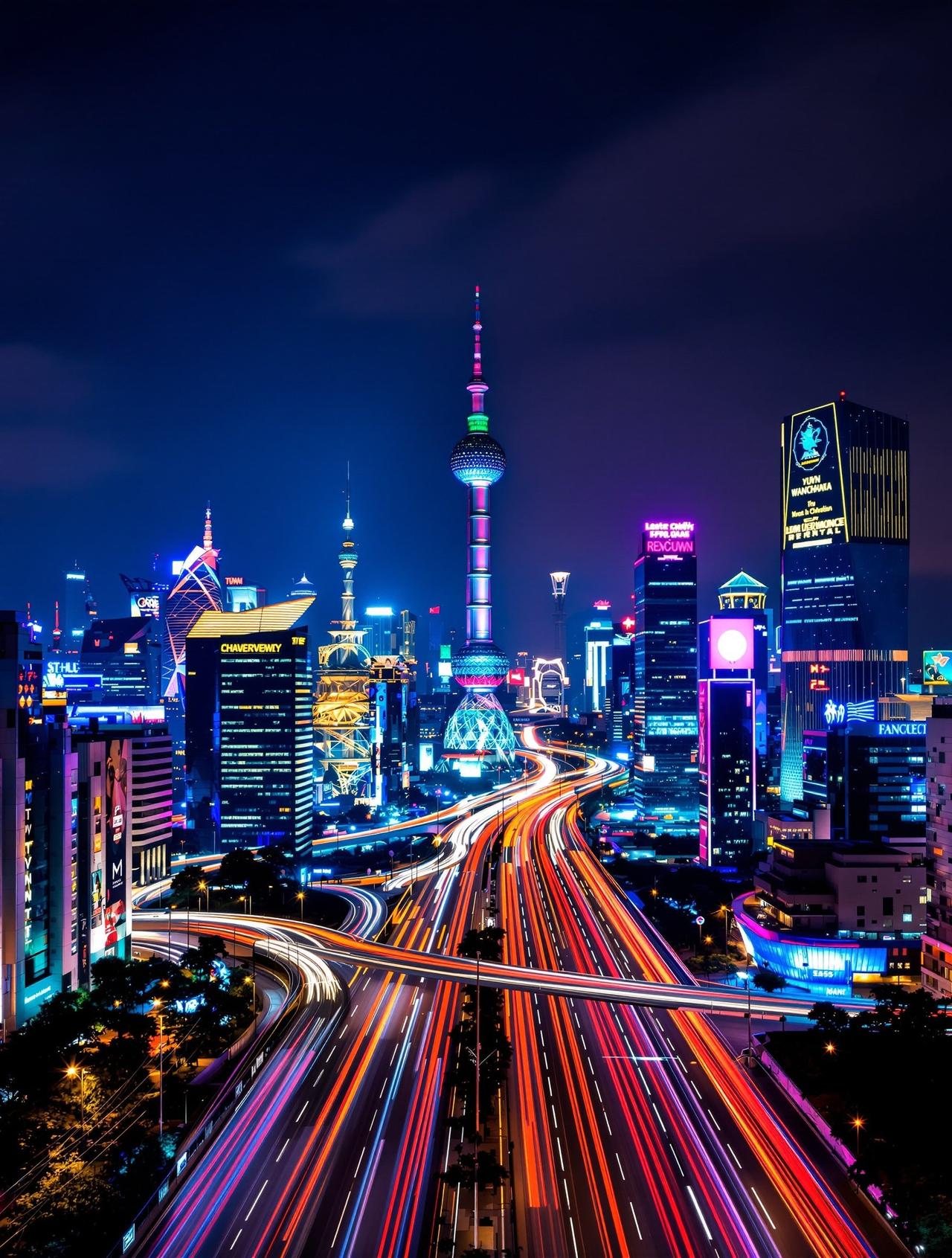 城市夜景延时摄影 - 51视频网高清在线观看